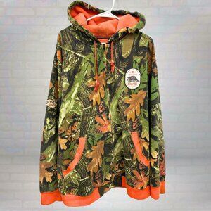 Vintage Enyce Camo Baggy Y2K Hoodie Zip Up Size 3XL